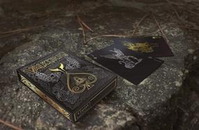 img 3 attached to Valkyrie Playing Cards - Enhanced Gold, Silver & Black Editions by Gent Supply