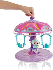 img 3 attached to 🎠 Wonderful WowWee Fingerlings Playset: Twirl & Whirl into Fun!