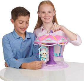 img 1 attached to 🎠 Wonderful WowWee Fingerlings Playset: Twirl & Whirl into Fun!