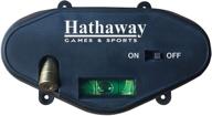 🎯 hathaway precision laser throw/toe line marker: achieve perfect throwing accuracy in black логотип