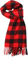🧣 stylish achillea classic cashmere winter tartan men's scarves: essential accessories for cold weather logo