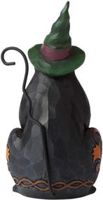 img 2 attached to Enesco Jim Shore Heartwood Creek Halloween Midnight Marvel Cat Scene Pint-Sized Figurine, Multicolor