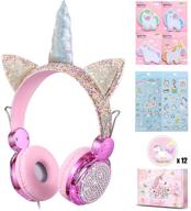 🎧 charlxee kids headphones with microphone - perfect giant unicorn gifts for girls, ideal for school, birthdays, and online study logo