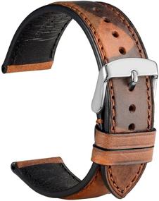 img 4 attached to 🕰️ Enhance Your Timepiece with WOCCI Leather Watch Strap Shrubs: The Ultimate Accessory Upgrade