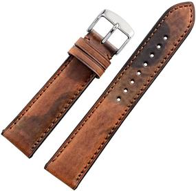 img 1 attached to 🕰️ Enhance Your Timepiece with WOCCI Leather Watch Strap Shrubs: The Ultimate Accessory Upgrade