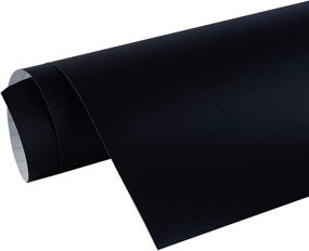 img 1 attached to 🔪 Craft Cutters' Essential: 12" x 150 ft Matte Black Repositionable Adhesive-Backed Vinyl with Vinyl Sign Cutters, Punches, and More!
