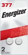 🔋 energizer 377 silver oxide batteries - pack of 2 (packaging variation possible) logo