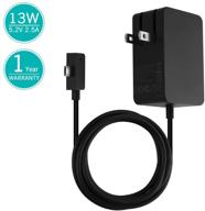 tg-tech 13w 5.2v 2.5a ac power adapter charger cord for microsoft surface 3 model 1623 1624 1645 tablet with usb charging port and 4.9ft cable-1.5m logo