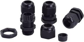 img 1 attached to Waterproof Connector Plastic Adjustable Locknut Power Transmission Products