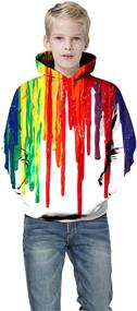 img 2 attached to 🦄 Luyusbaby Unicorn Sweatshirts: Stylish Boys' Pullover Hoodies for Fashionable Hoodies & Sweatshirts