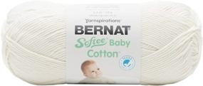 img 4 attached to 👶 Мягкая и нежная пряжа Bernat Softee Baby Cotton YARN - идеально подходит для деликатных детских проектов