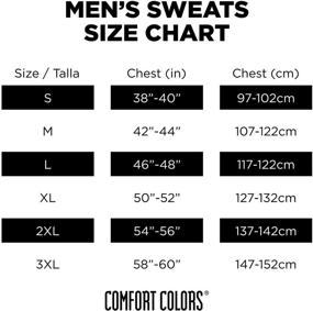 img 3 attached to 👕 Optimized Style 1566 Comfort Colors Men's Crewneck Sweatshirt