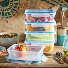 img 3 attached to 🍱 Snapware Total Solution 10-Piece Set: BPA-Free, Leakproof Meal Prep & Food Storage Containers