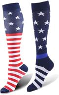 premium compression socks (2-3 pack) for women and men - 15-20mmhg - ideal for nurses, travel, running, fitness logo