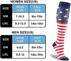 img 3 attached to Premium Compression Socks (2-3 Pack) for Women and Men - 15-20mmHg - Ideal for Nurses, Travel, Running, Fitness