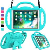 📱 avawo ipad 6th generation kids case: shockproof turquoise protective cover with shoulder strap for ipad 9.7 inch 5th & 6th gen and ipad air 2 logo