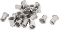 ⚙️ 20pcs uxcell m10 thread 304 stainless steel rivet nut insert nutsert: high-quality and durable solution logo
