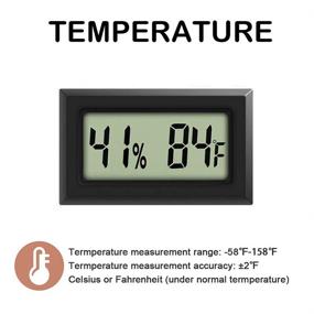 img 1 attached to Rojuna Hygrometer Thermometer Humidifiers Greenhouse