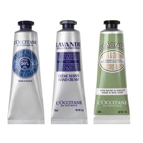 img 1 attached to 👐 L'Occitane Hand Cream Classics Trio: Shea Butter Enriched Gift Set for Dry Hands