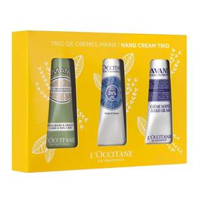 img 3 attached to 👐 L'Occitane Hand Cream Classics Trio: Shea Butter Enriched Gift Set for Dry Hands