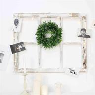 🌿 lahomey 10-inch green boxwood wreath - ideal home and wedding decoration garland logo