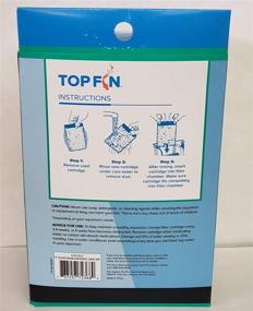 img 1 attached to Сменные картриджи Top Fin Silenstream Large PF-L для фильтров PF30, PF40 и PF75 - 6.5 дюймов x 4.5 дюйма