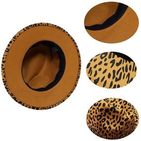 img 3 attached to Womens Belt Buckle Fedora Hat Classic 58CM 60CM Boys' Accessories
