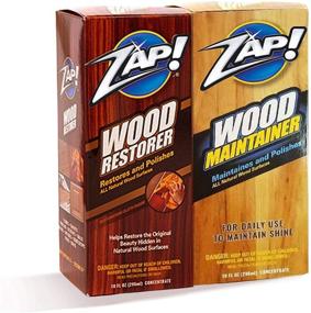 img 3 attached to Zap Wood Restorer & Wood Maintainer - 2 10 oz Bottles for TV As Seen On