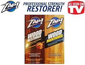 img 1 attached to Zap Wood Restorer & Wood Maintainer - 2 10 oz Bottles for TV As Seen On