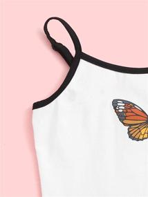 img 1 attached to Stylish Butterfly Pattern Girls' Tops, Tees & Blouses from Romwe's Summer Collection