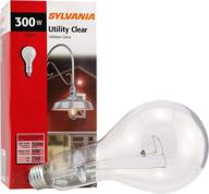 💡 sylvania 15740 industrial light bulb: 300w, 5870 lumens, e26 medium base - clear finish, 120v logo