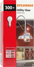 img 1 attached to 💡 Sylvania 15740 Industrial Light Bulb: 300W, 5870 Lumens, E26 Medium Base - Clear Finish, 120V