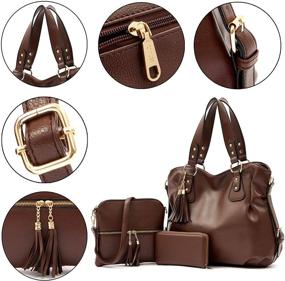 img 1 attached to 👜 Все в одном: Стильные женские сумки, кошельки и портмоне в модных дизайнах сумок хобо