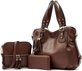 img 4 attached to 👜 Все в одном: Стильные женские сумки, кошельки и портмоне в модных дизайнах сумок хобо
