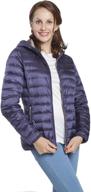 π§₯ rlm women's packable hoody down jacket: ultra lightweight and short - perfect for any weather! logo