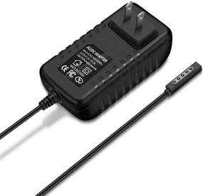 img 1 attached to 🔌 Зарядное устройство TNP Surface RT AC Adapter 12V 2A: Высококачественный заменительный кабель для зарядки планшета Microsoft Surface Windows RT 10.6" Surface Pro (черного цвета)