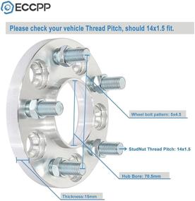 img 3 attached to ECCPP Hubcentric Spacers 5X114 3Mm 2015 2018