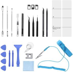 img 1 attached to 🛠️ ORIA Precision Screwdriver Set: 86-in-1 Magnetic Repair Tool Kit for Electronics – Game Console, Tablet, PC, Macbook & More (Blue) with Portable Carry Bag