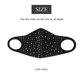 img 2 attached to Gortin Sparkle Dust-Proof Washable Breathable Reusable Mask