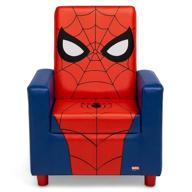 🕷️ spider-man high back upholstered chair by delta children logo