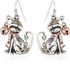 img 4 attached to 🎁 Stunning RareLove Christmas Piercing Earrings: Perfect Holiday Jewelry for Girls