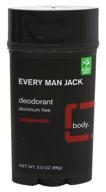 🌲 2-pack every man jack cedarwood deodorant, aluminum-free, 3oz (88ml) logo