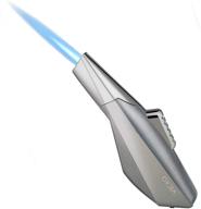 vexo-серый перезаправляемый ветроустойчивый бутановый газовый горелка-зажигалка для гриля bbq угли свеча кемпинг: портативный зажигалка для лучшего наружного освещения логотип