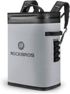 🎒 rockbros backpack cooler: leak-proof & waterproof insulated soft sided cooler bag - 36 can capacity for outdoor adventures, camping, fishing, and picnics логотип