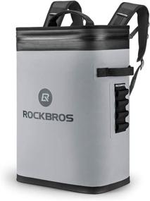 img 4 attached to 🎒 ROCKBROS Backpack Cooler: Leak-Proof & Waterproof Insulated Soft Sided Cooler Bag - 36 Can Capacity for Outdoor Adventures, Camping, Fishing, and Picnics