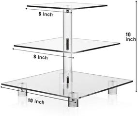 img 3 attached to 🎂 Elevate Your Wedding Desserts with the Weddingwish Tier Acrylic Cupcake Stand