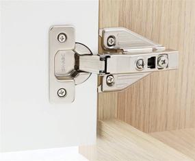 img 1 attached to 🔧 Enhance Your Kitchen Cabinets with DecoBasics 1/2" Overlay Soft Close Cabinet Hinges (2 PCS) - Ultimate Convenience and Easy Installation Solutions