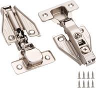 🔧 enhance your kitchen cabinets with decobasics 1/2" overlay soft close cabinet hinges (2 pcs) - ultimate convenience and easy installation solutions logo