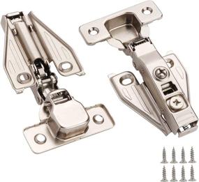 img 4 attached to 🔧 Enhance Your Kitchen Cabinets with DecoBasics 1/2" Overlay Soft Close Cabinet Hinges (2 PCS) - Ultimate Convenience and Easy Installation Solutions