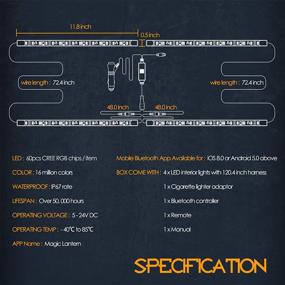 img 3 attached to Аксессуары для салона Nirider Водонепроницаемый Многоцветный